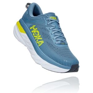 HOKA Men's Bondi 7 Running Shoes, Size 9 in Blue